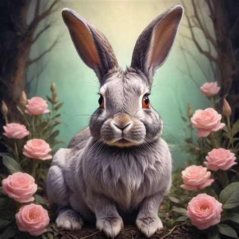 Ravenous Sweetness in rabbit tetrachromat art style