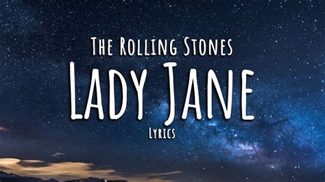 The Rolling Stones - Lady Jane (Lyrics) - YouTube