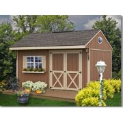 Best Barns Northwood 10x10 Wood Storage Shed Kit - ALL Pre-Cut ...