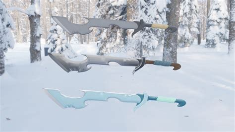 ArtStation - Sword low-poly 3D model | Game Assets