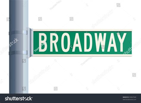 Broadway Sign Stock Vector (Royalty Free) 99967949 | Shutterstock