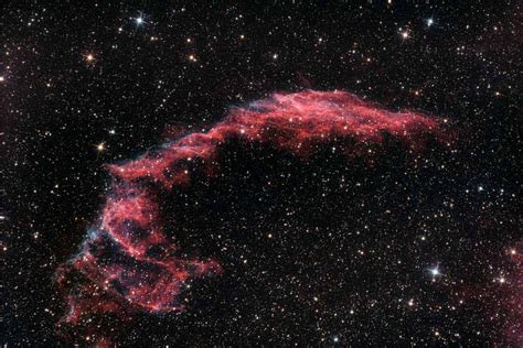 NGC 6992 - Eastern Veil Nebula - Cygnus Constellation - Sky & Telescope - Sky & Telescope