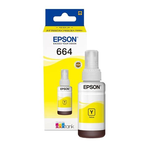 Epson 664, Yellow Ink Bottle - Toner.lk