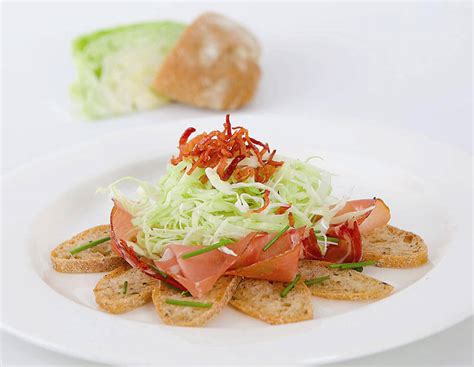 Warm white cabbage & Speck salad – Specke Alto Adige PGI