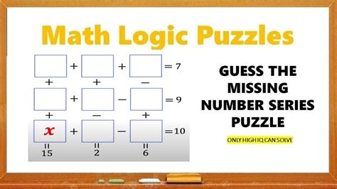 Math Riddles: Find the Value of X, Difficult Math Puzzles