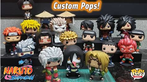 The Best Naruto Custom Funko Pops | Jiraiya, Itachi, Minato, Lady Tsunade & More! - YouTube