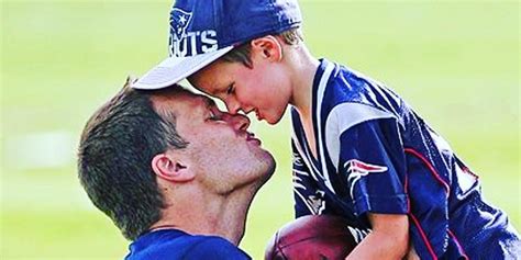 Tom Brady Under Fire for Long Kiss on the Lips With 11-Year-Old Son