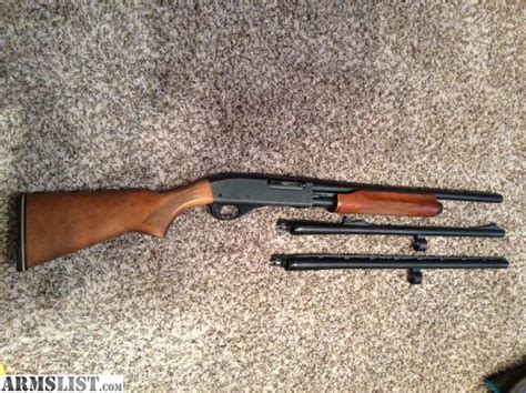 ARMSLIST - For Sale: Remington 870 youth 20 ga. Choice of hunting, slug or home defense barrels.