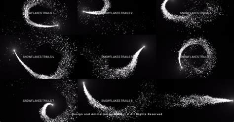 Snow Particles Trails, Stock Video - Envato Elements