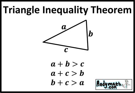 Triangle Inequality Theorem Worksheet Answer Key