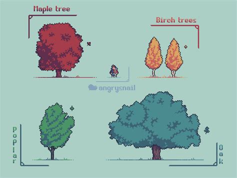 Trees : PixelArt