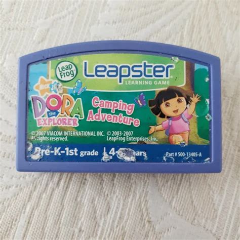 DORA THE EXPLORER Camping Adventure Game LEAPFROG Leapster/Leapster 2 Nick Jr. $3.70 - PicClick