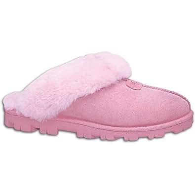 Amazon.com: Muslin Pink Coquette Womens Ugg Slippers Size 7: Shoes