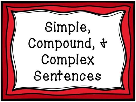 Simple, Compound, and Complex Sentences | Baamboozle - Baamboozle | The ...