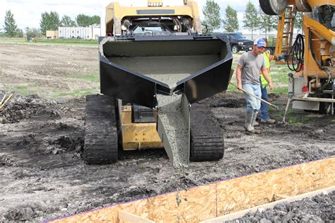 Skid Steer Concrete Bucket | Mud Hopper Concrete Bucket