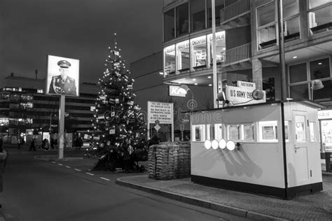 Checkpoint Charlie, Crossing Point between East and West during the Cold War, Berlin, Germany ...