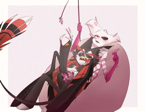 Husk and Angel just chillin', fanart by artist El Tio Limon : r/HazbinHotel