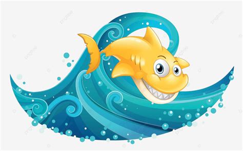 A Shark Diving Diving Vector Template Vector, Diving, Vector, Template PNG and Vector with ...