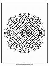 Printable Celtic Knot Coloring Pages 10 Free PDF  Easy sketch template