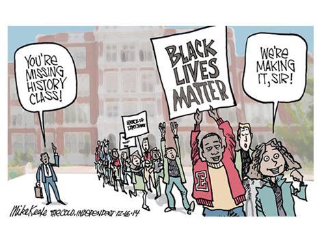 Political cartoon Ferguson Garner protests black lives matter | The Week