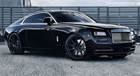 Rolls-Royce Wraith Poses On 22″ Matte Black Wheels | Carscoops