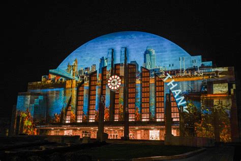 Cincinnati Museum Center will have images and animations projected on it for the next few nights ...