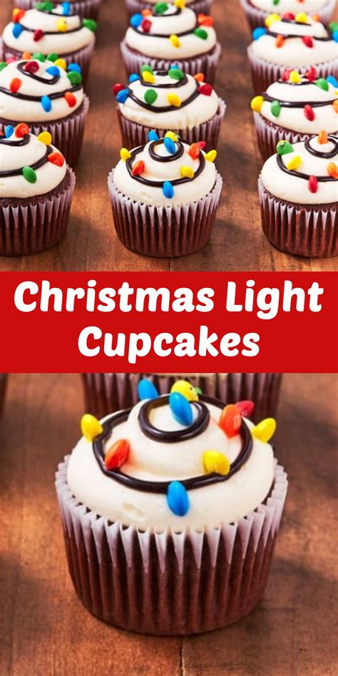 Christmas Light Cupcakes Recipe - Cucinadeyung