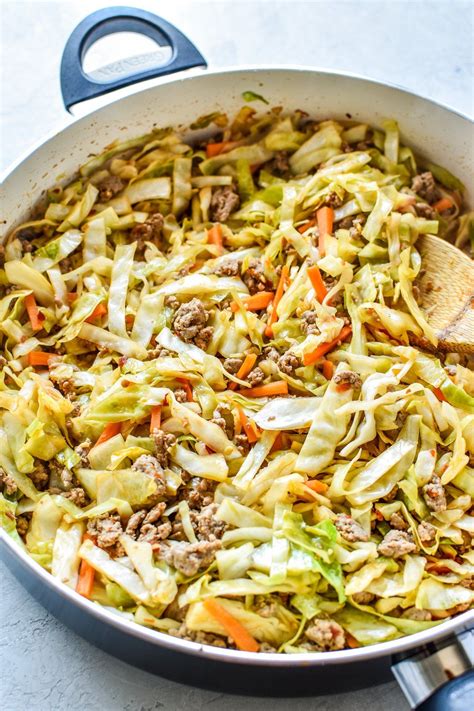 Spicy Ground Turkey & Cabbage Stir Fry Meal Prep | Recept | Köttgryta recept, Recept, Köttgryta