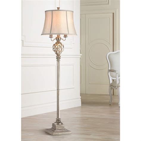 Olde 4-Light Floor Lamp with LED Night Light - #3C563 | Lamps Plus