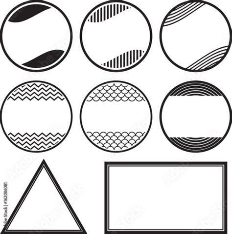 "Set of 8 solid style rubber stamps templates" Stock image and royalty-free vector files on ...