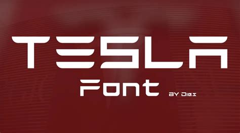 tesla font download - FontPiker