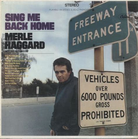 Merle Haggard Sing Me Back Home US vinyl LP album (LP record) (457718)