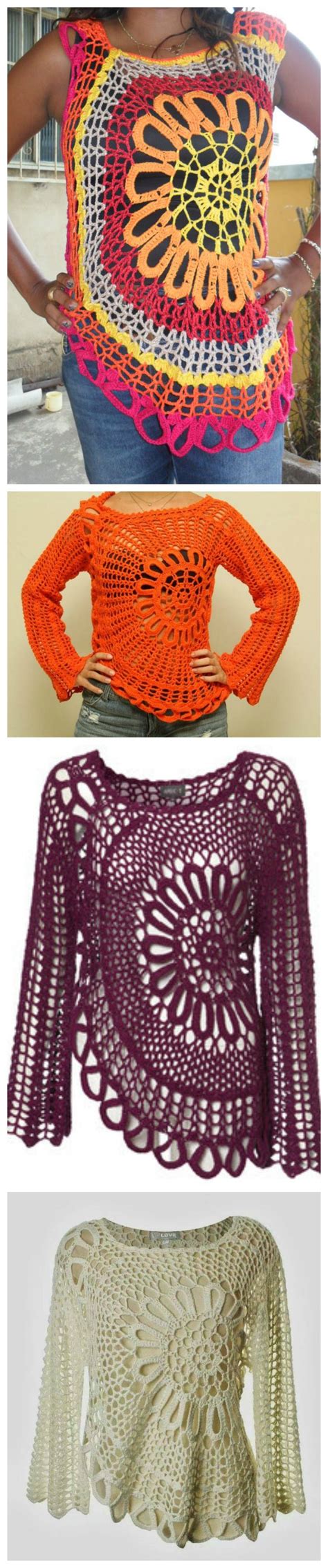 Crochet Stylish Blouse - Pretty Ideas