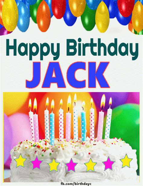 Happy Birthday JACK image gif