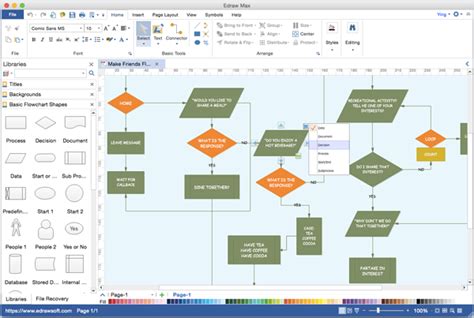 Flowchart Alternative to Microsoft Visio for Mac