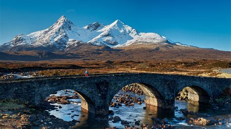 Stone Bridge at Sligachan - Isle of Skye Canvas | Dave Massey Lake ...