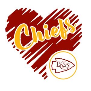 Kansas City Chiefs Logo vector | Kansas City Chiefs Heart NFL Vector ...