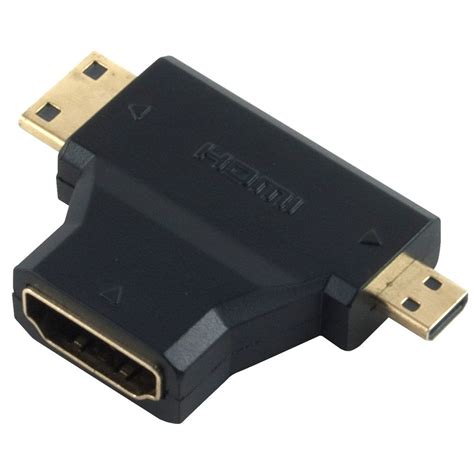 Comsol Female HDMI to Male Micro HDMI or Mini HDMI AV Adaptor | Officeworks