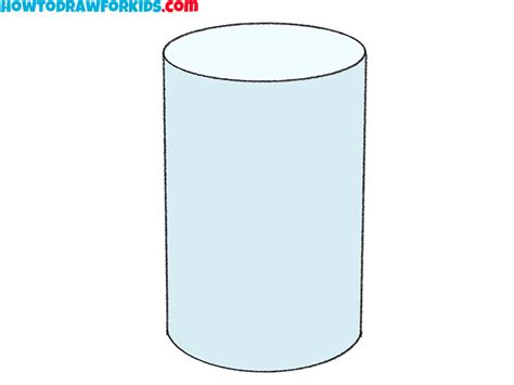 How to Draw a Cylinder - Easy Drawing Tutorial For Kids