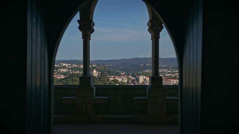 Castle Of Leiria City View From Arcade Of Stock Footage SBV-348449235 ...