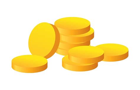 Illustration of a small pile of coins 11754883 Vector Art at Vecteezy