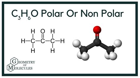 Is C3H6O Polar or Non-Polar? (Acetone) - YouTube