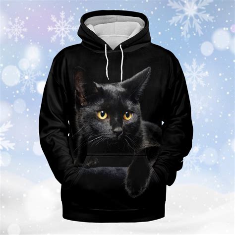 Just A Black Cat - Hoodie For Cat Lovers - 92Custom