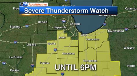 Chicago Weather LIVE Radar: Severe Thunderstorm Watch, Warnings in effect for south suburbs, NW ...