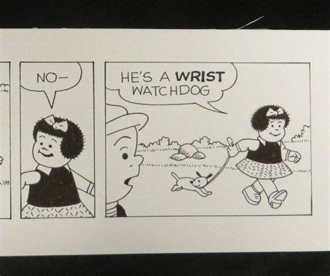 Original NANCY & SLUGGO comic strip art 1982, signed by artist ...