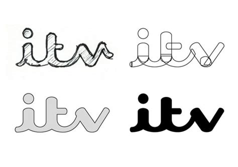 ITV logo creation, by Rudd Studio | Logo Design Love