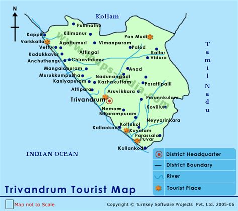 Trivandrum Tourist Map,Trivandrum Tourist Map India,Tourist Map Of Trivandrum,Tourist Map ...