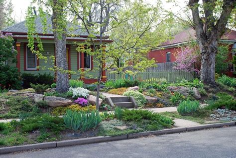 No Lawn Front Yard Landscaping | Lawn alternatives, Front yard ...