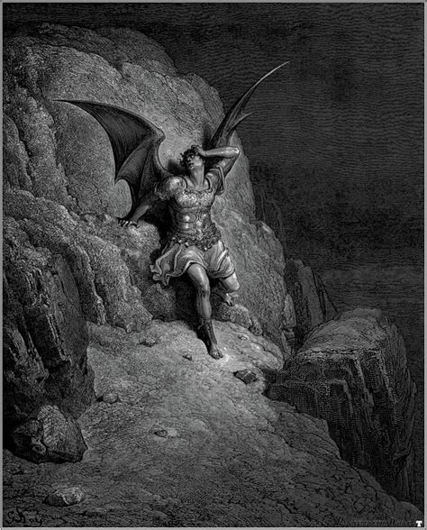 The Fall of Satan Painting by Gustave Dore - Pixels