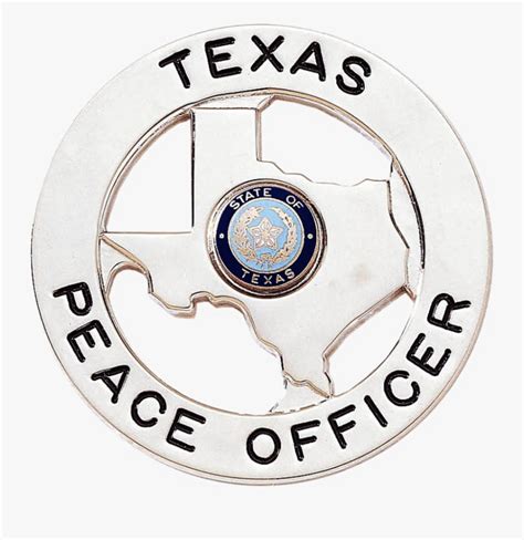 State Of Texas Police Badge - Texas Peace Officer Badge , Free ...